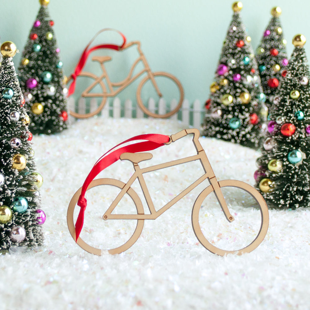 bike christmas ornaments