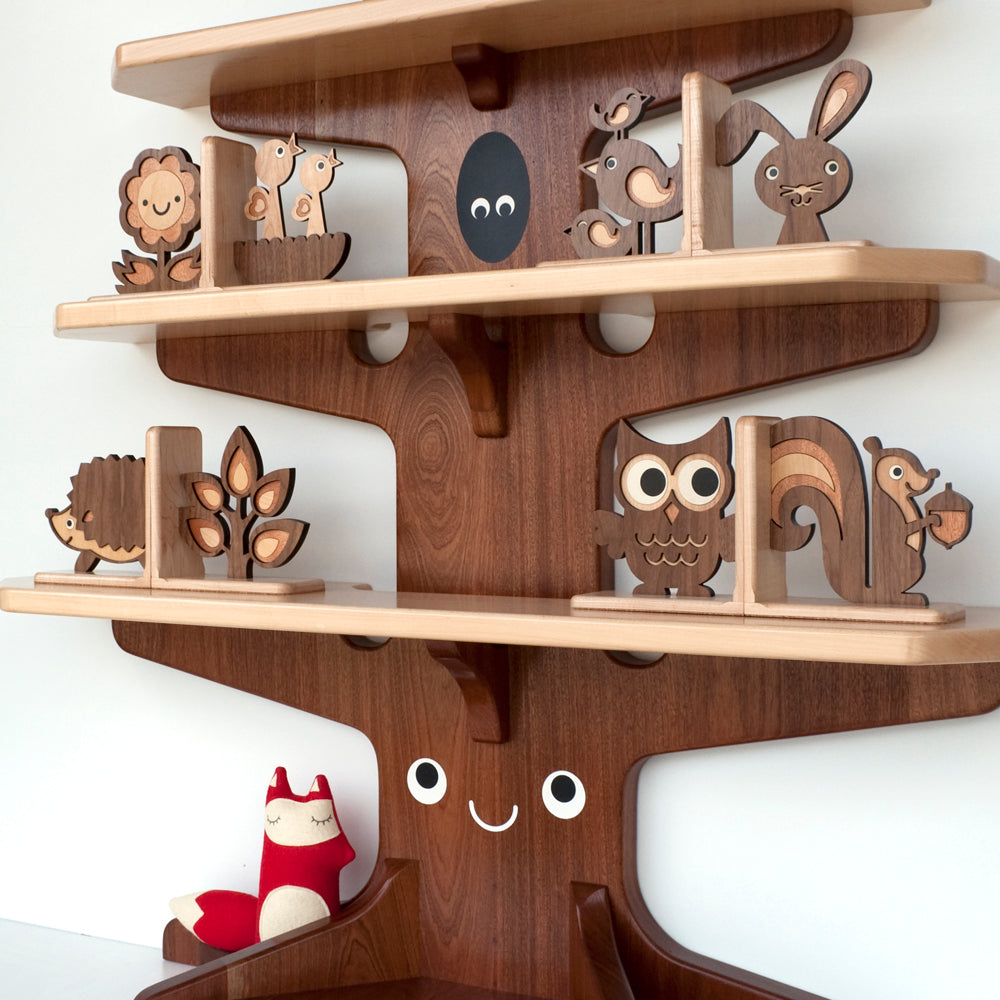 Owl Wooden Bookend Heirloom