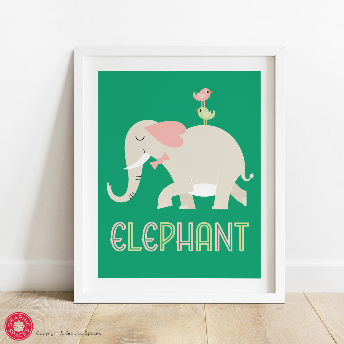 Safari Animal Nursery Art Prints - Set of 4