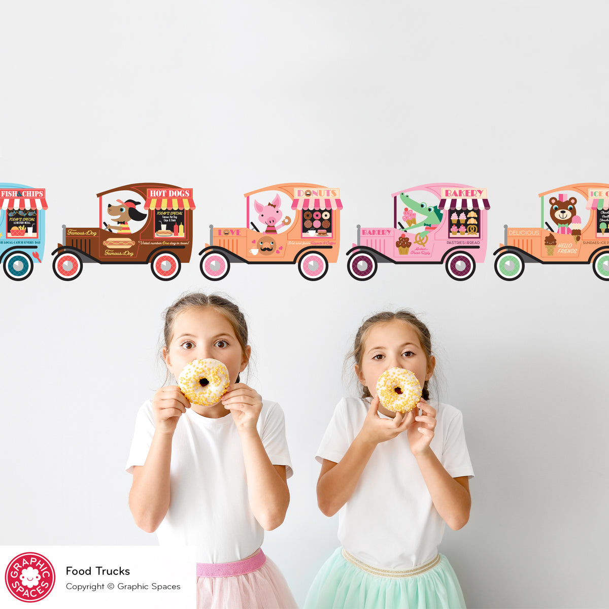 Wall Decal - Animals in Cars &amp; Trucks (Your Choice)
