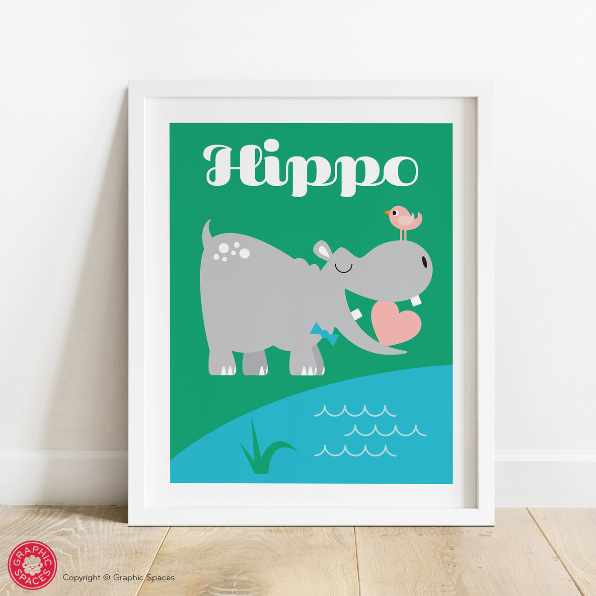 Safari Animal Nursery Art Prints - Set of 6