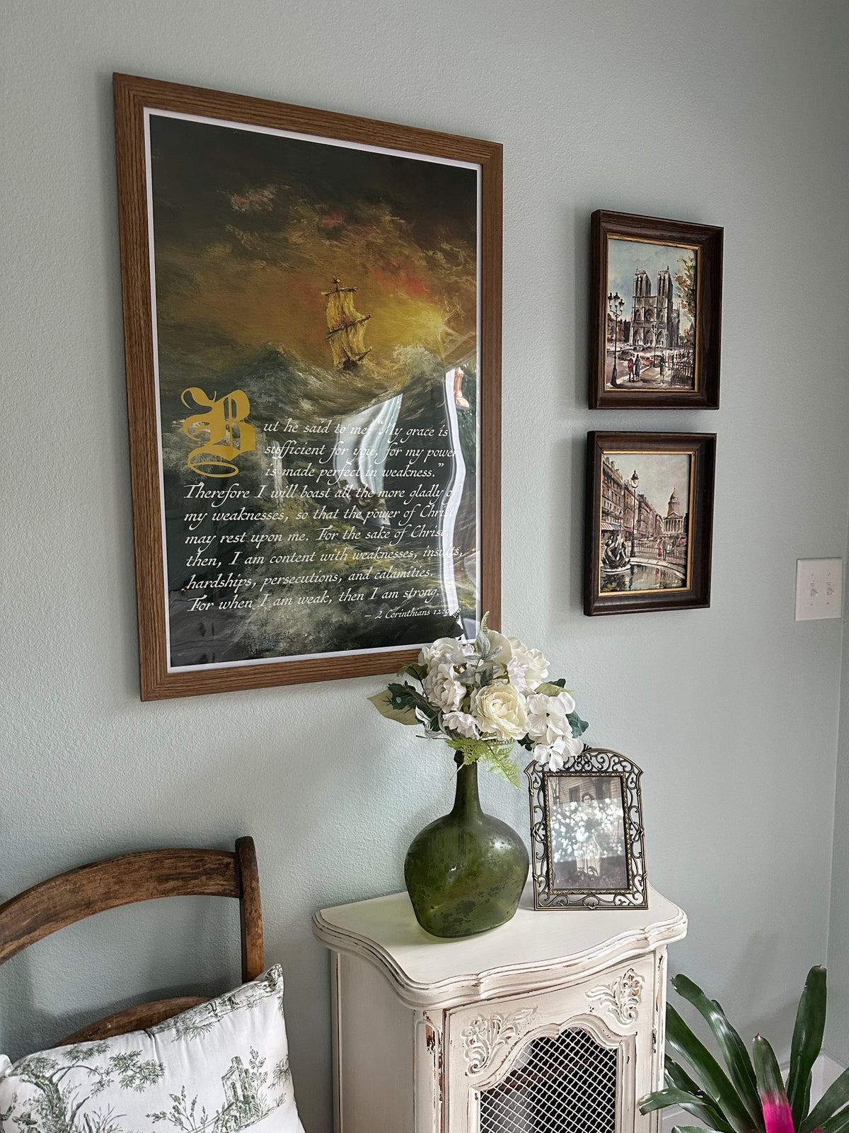 My Grace is Sufficient for You, 2 Corinthians 12:9-10 - Peel &amp; Stick Poster