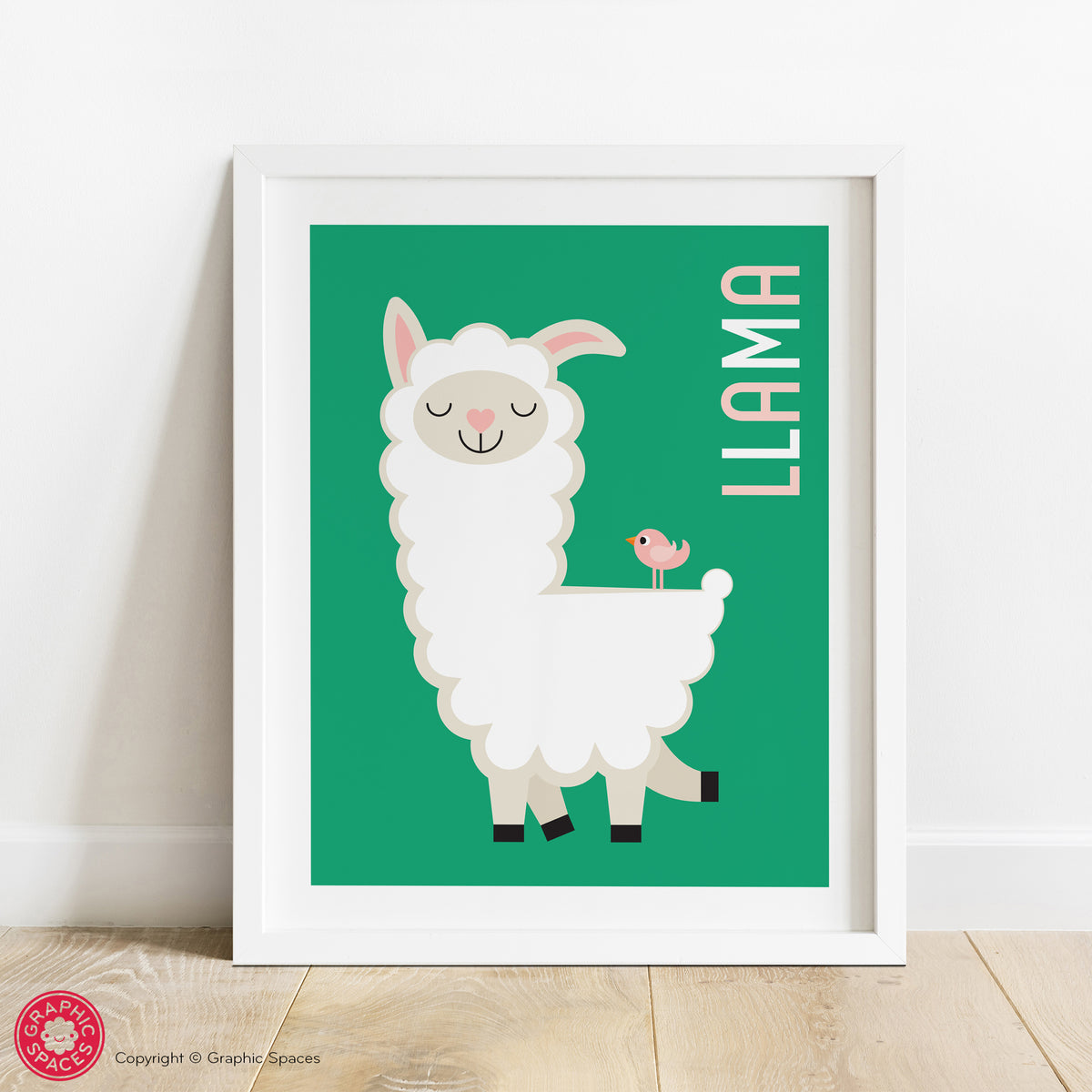 Sheep &amp; Llama Nursery Art Prints - Set of 2