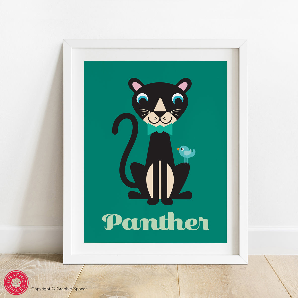 Wild Cats Nursery Art Prints - Set of 4