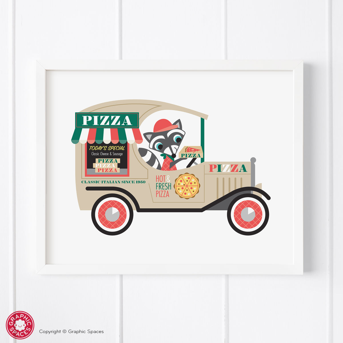Food Truck Art Prints - Set of 4