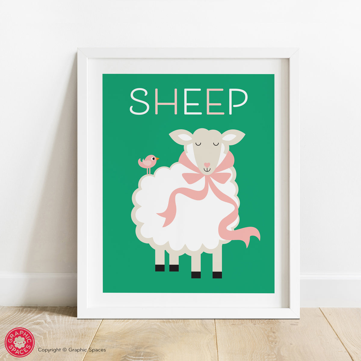 Sheep &amp; Llama Nursery Art Prints - Set of 2
