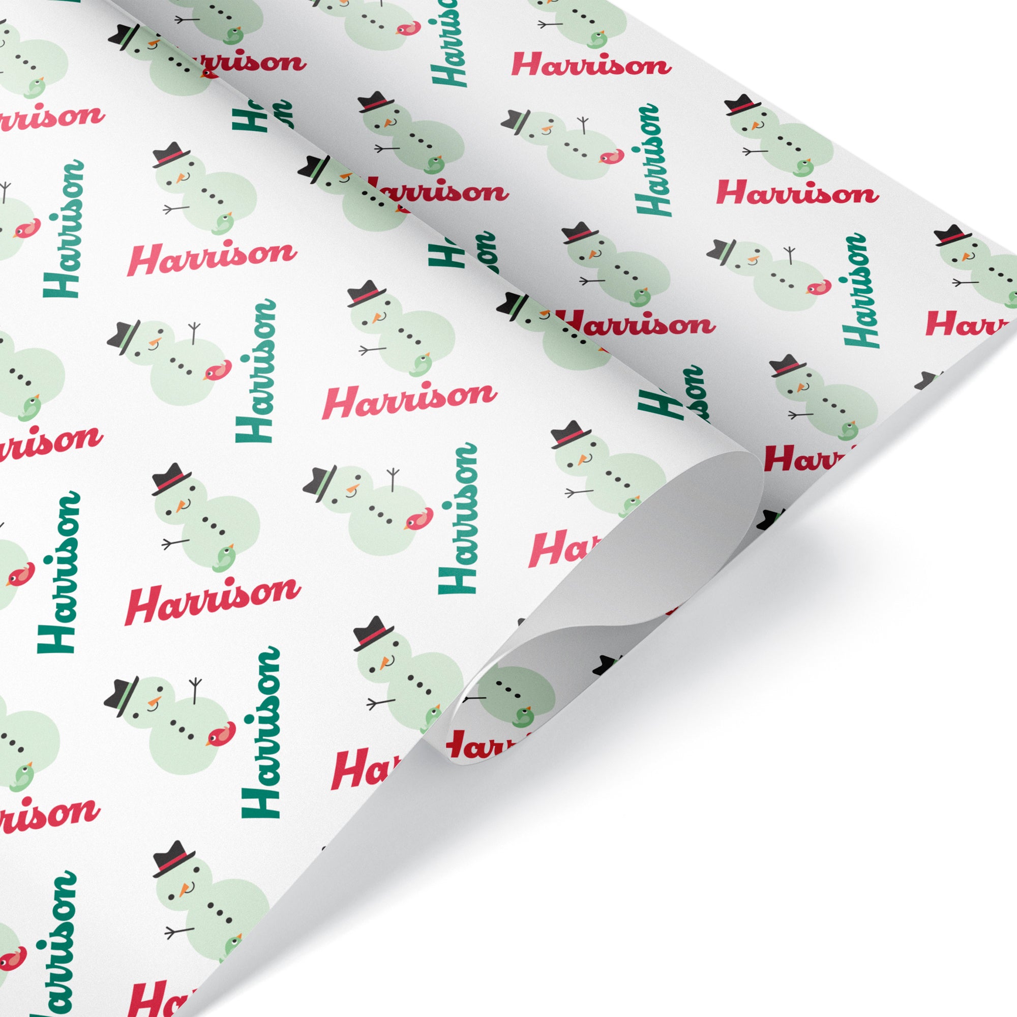 Hand Block Printed Gift Wrap Sheets - Beacon Hill - Wonderful Life Farm