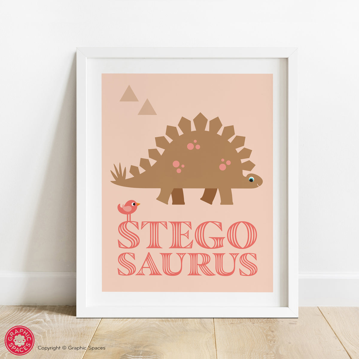 Dinosaur Nursery Art Prints - Set of 6
