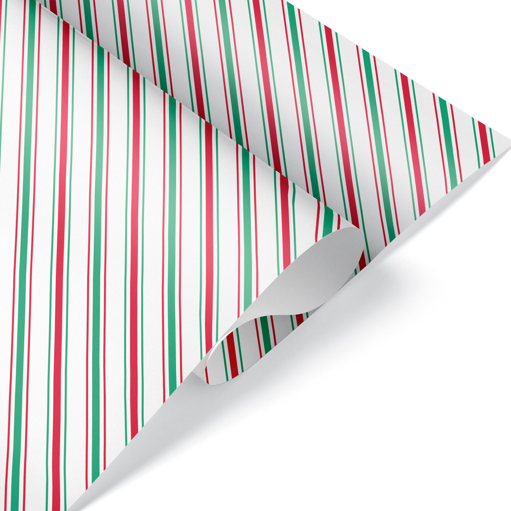 Dark Green & Turquoise Lines/Stripes Pattern Wrapping Paper