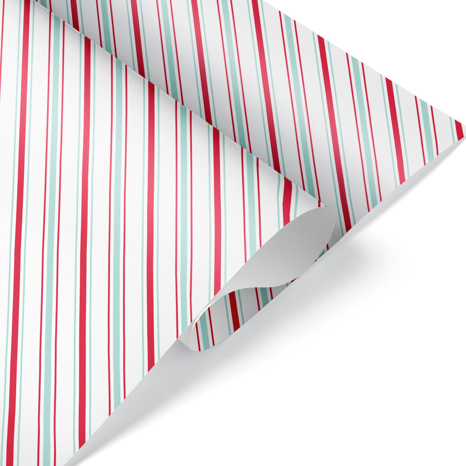 Wrapping Paper - Stripes (Red & Blue) - Graphic Spaces