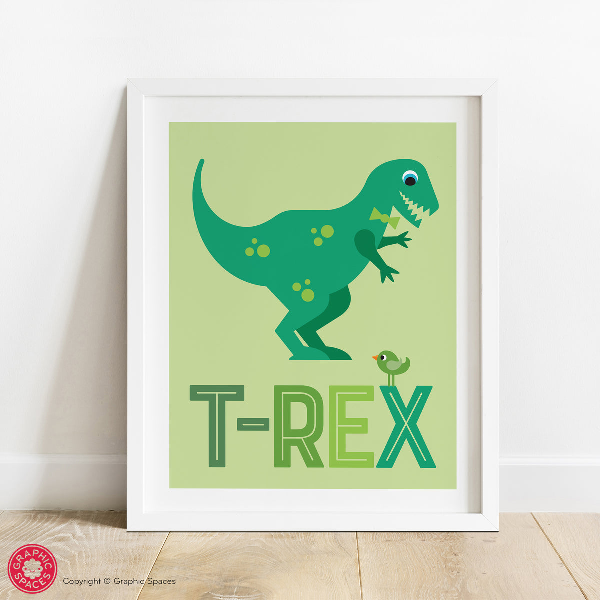 Dinosaur Nursery Art Prints - Set of 6