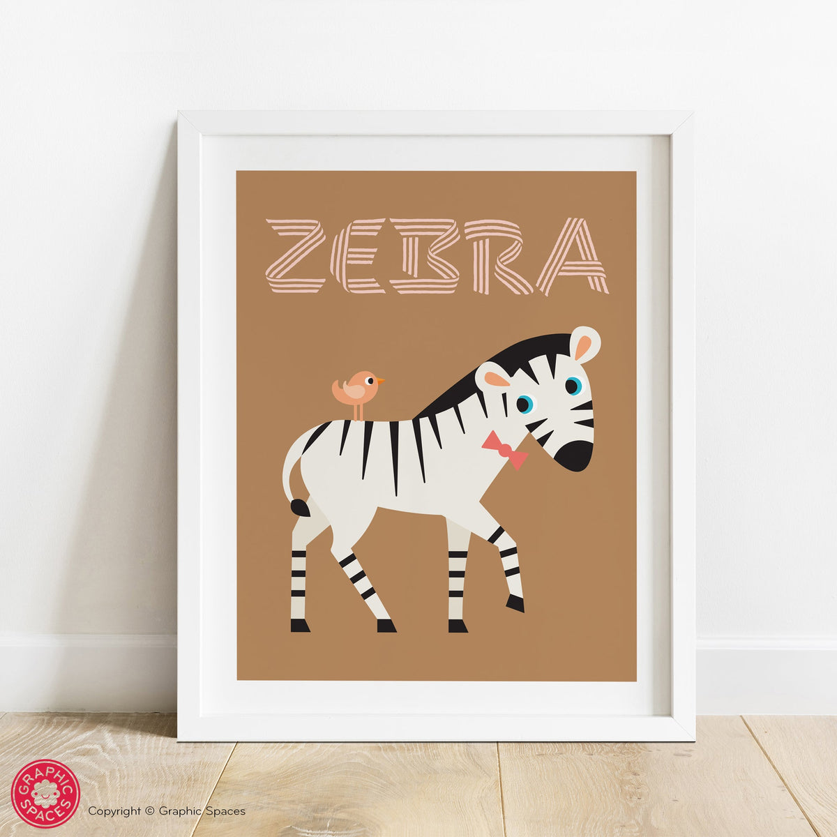 Safari Animal Nursery Art Prints - Set of 6