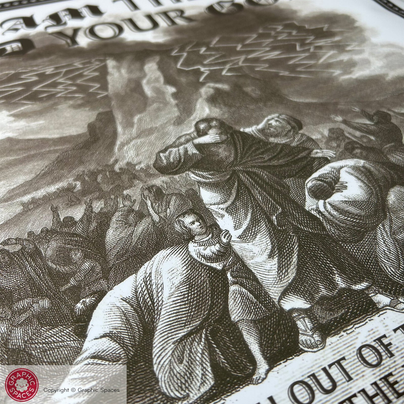 Poster - Ten Commandments (Exodus 20:2 - 21) - Graphic Spaces