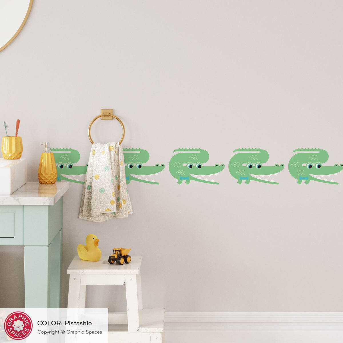 Wall Decal - Alligator Scatter (Pack of 18) - Graphic Spaces