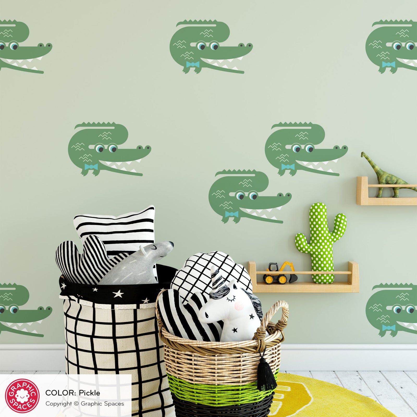 Wall Decal - Alligator Scatter (Pack of 18) - Graphic Spaces