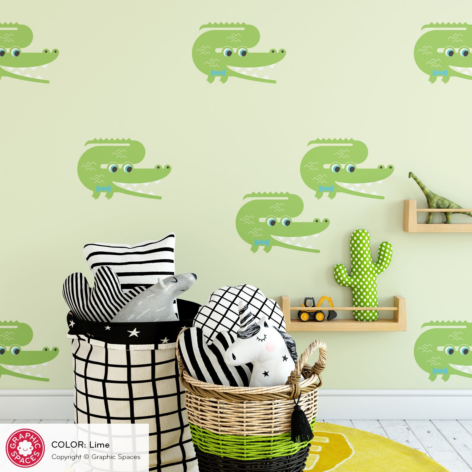 Wall Decal - Alligator Scatter (Pack of 18) - Graphic Spaces