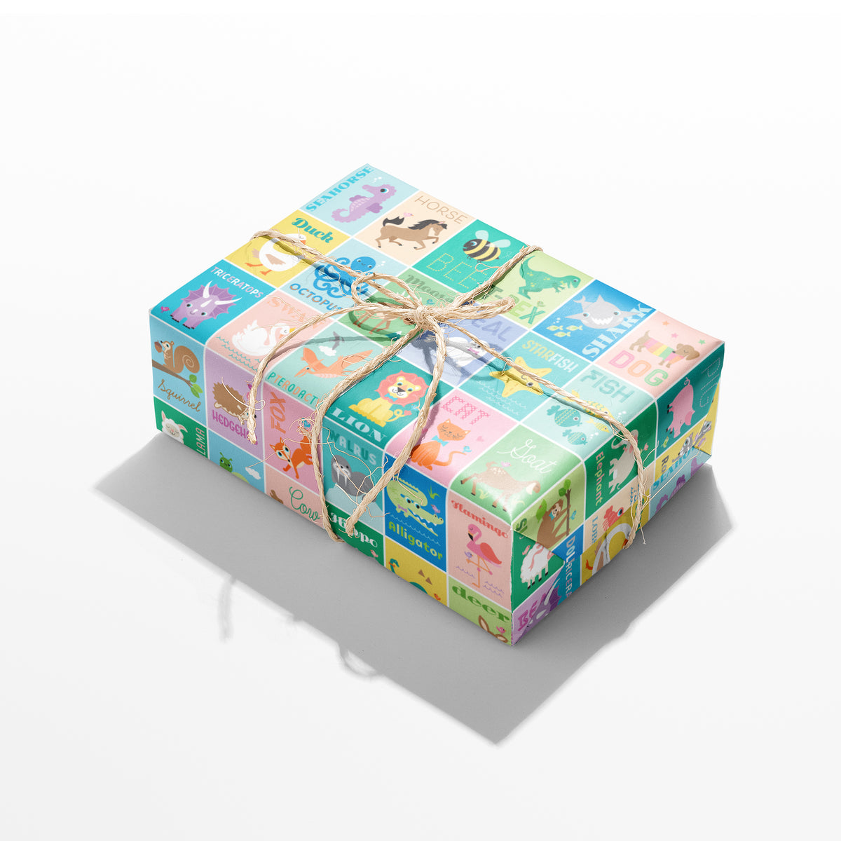 Animal Friends Wrapping Paper