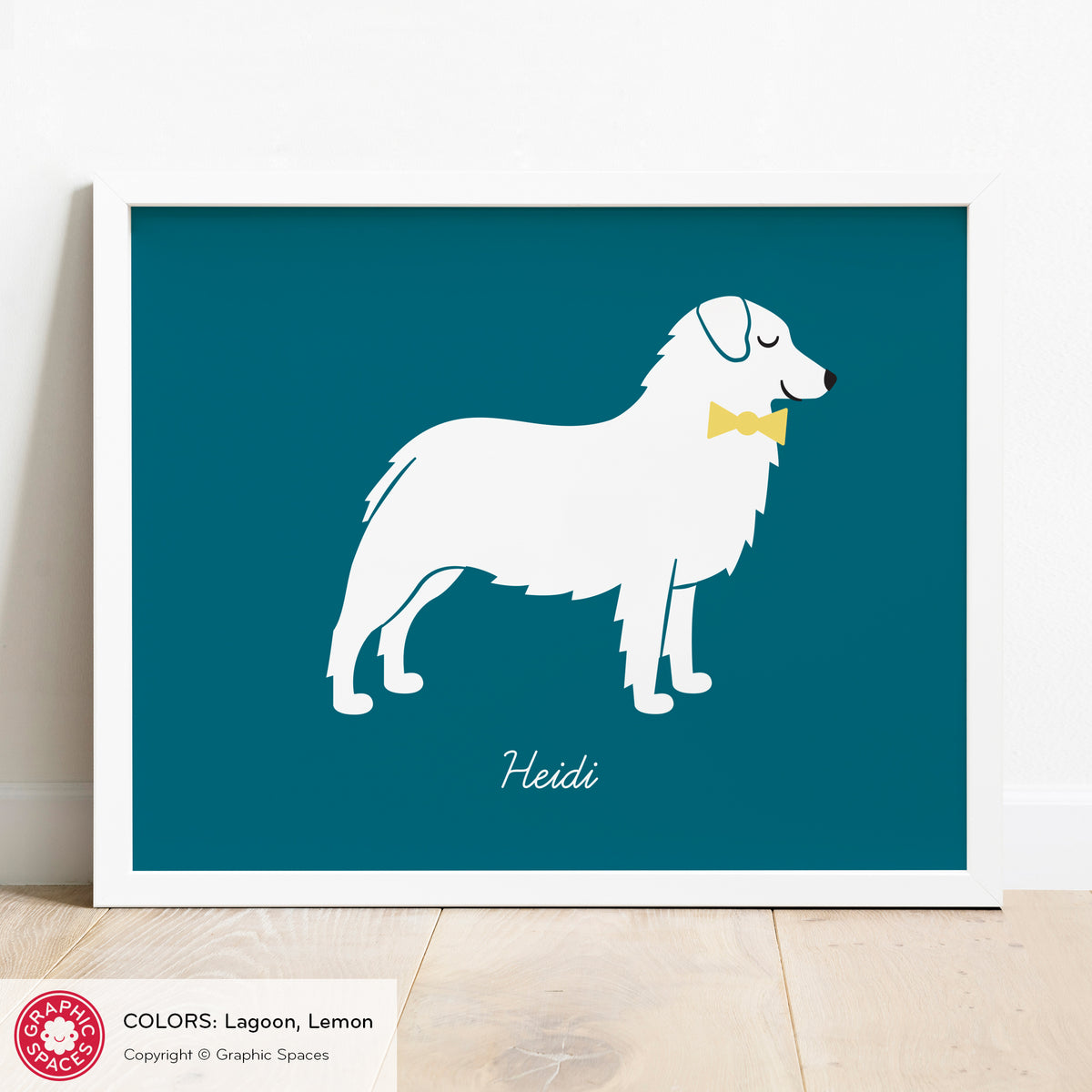 Australian Shepherd Dog Art Print