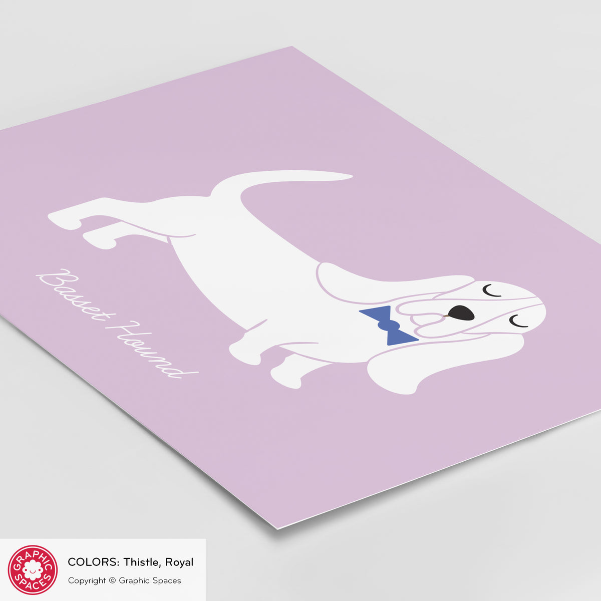 Basset Hound Dog Art Print