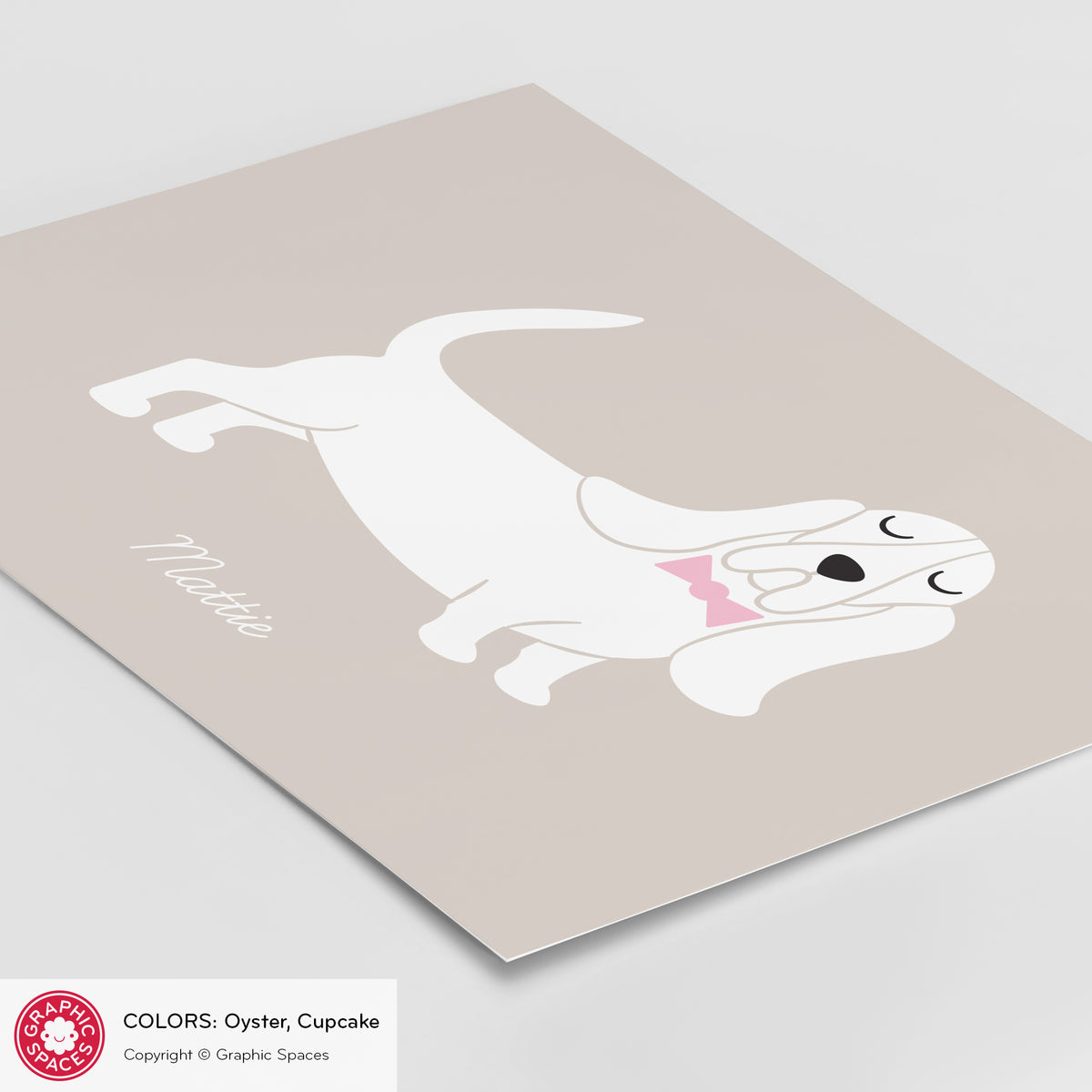 Basset Hound Dog Art Print
