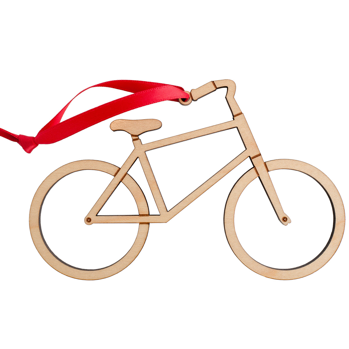 Bike Wooden Christmas Ornament: Modern Boy