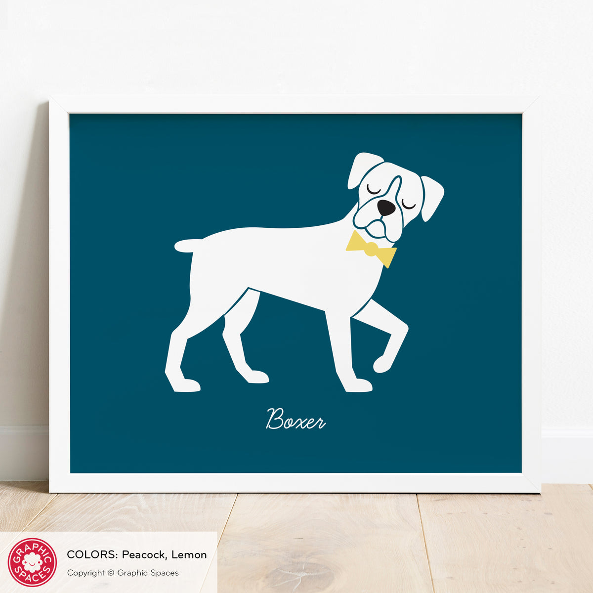 Boxer Dog Art Print