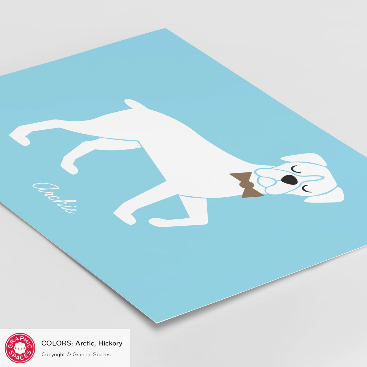 Boxer Dog Art Print