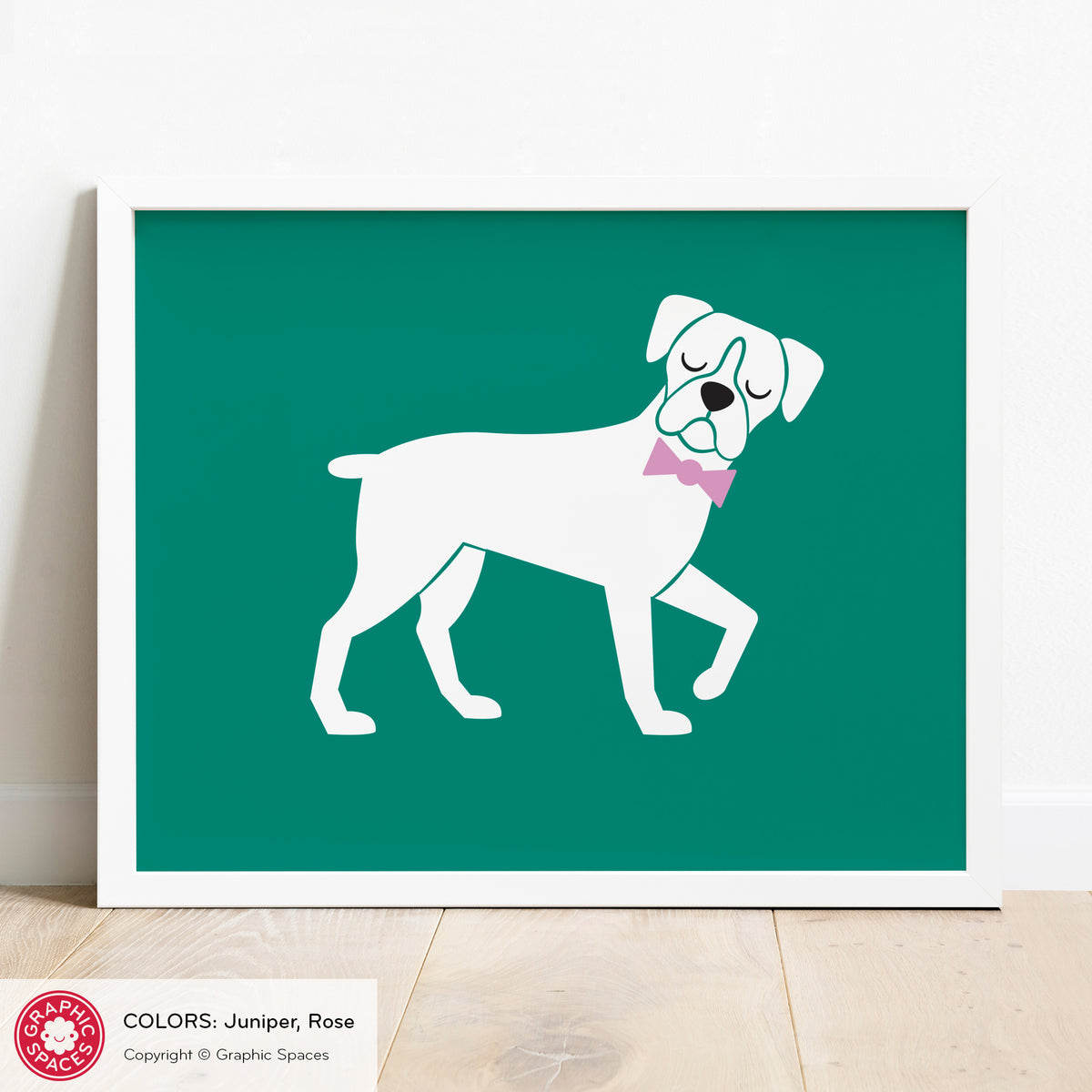 Boxer Dog Art Print