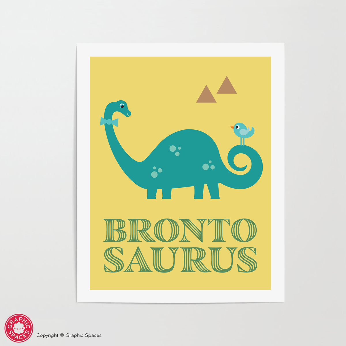 Brontosaurus Art Print