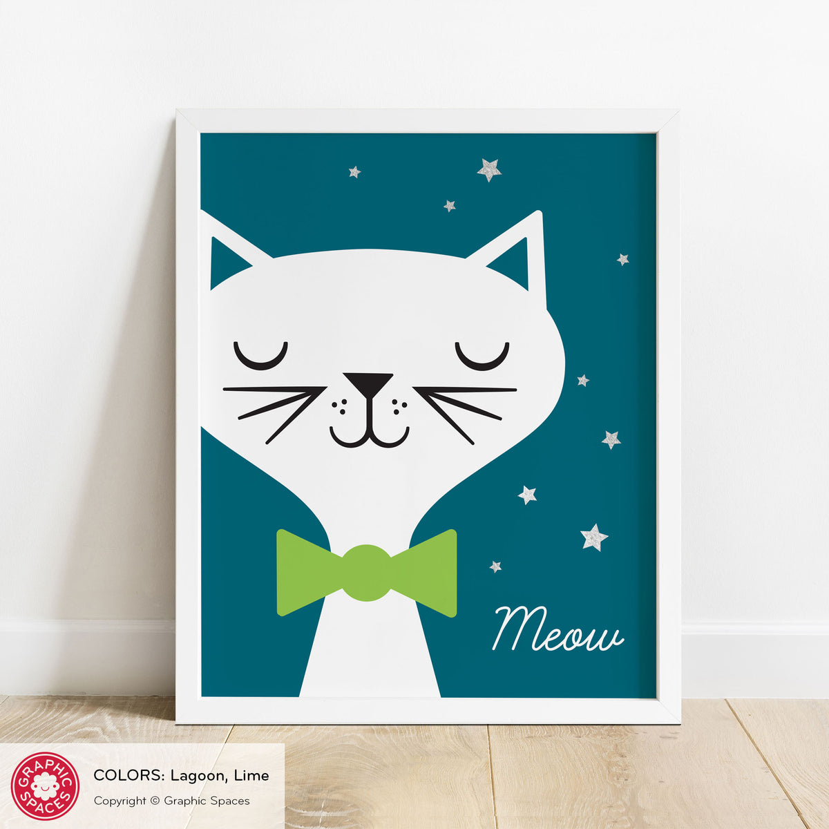 Happy Kitty Cat Art Print