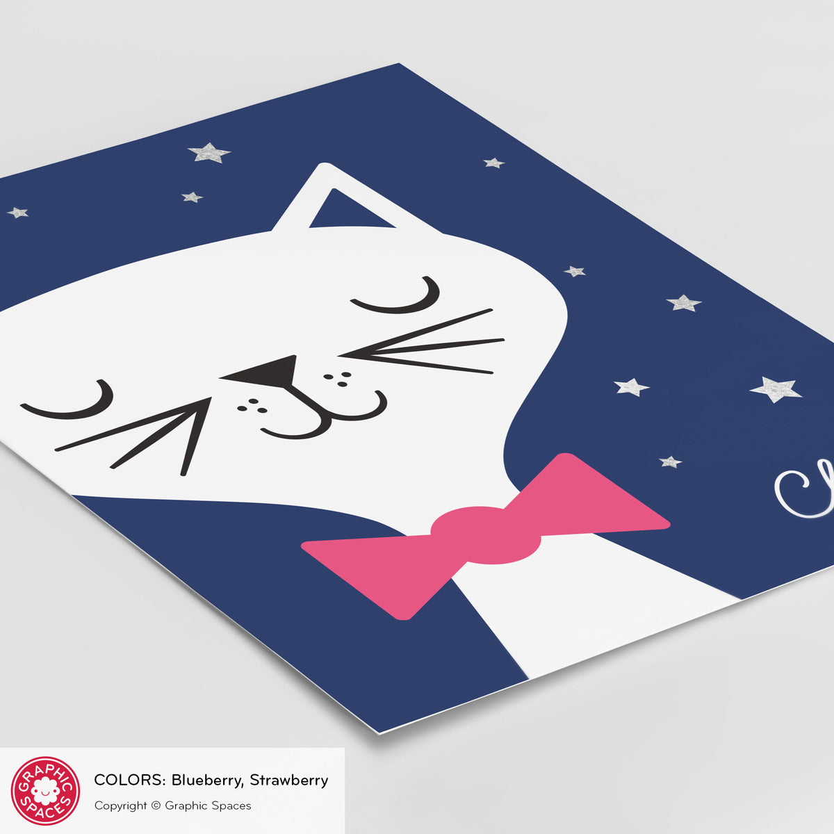 Happy Kitty Cat Art Print