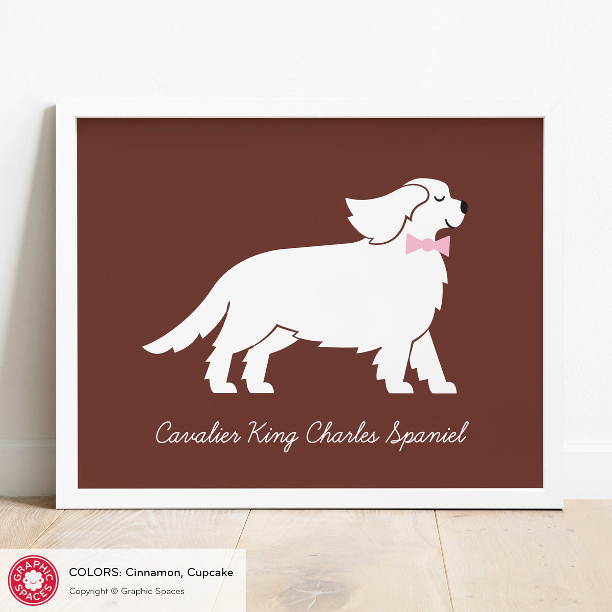 Cavalier King Charles Spaniel Dog Art Print