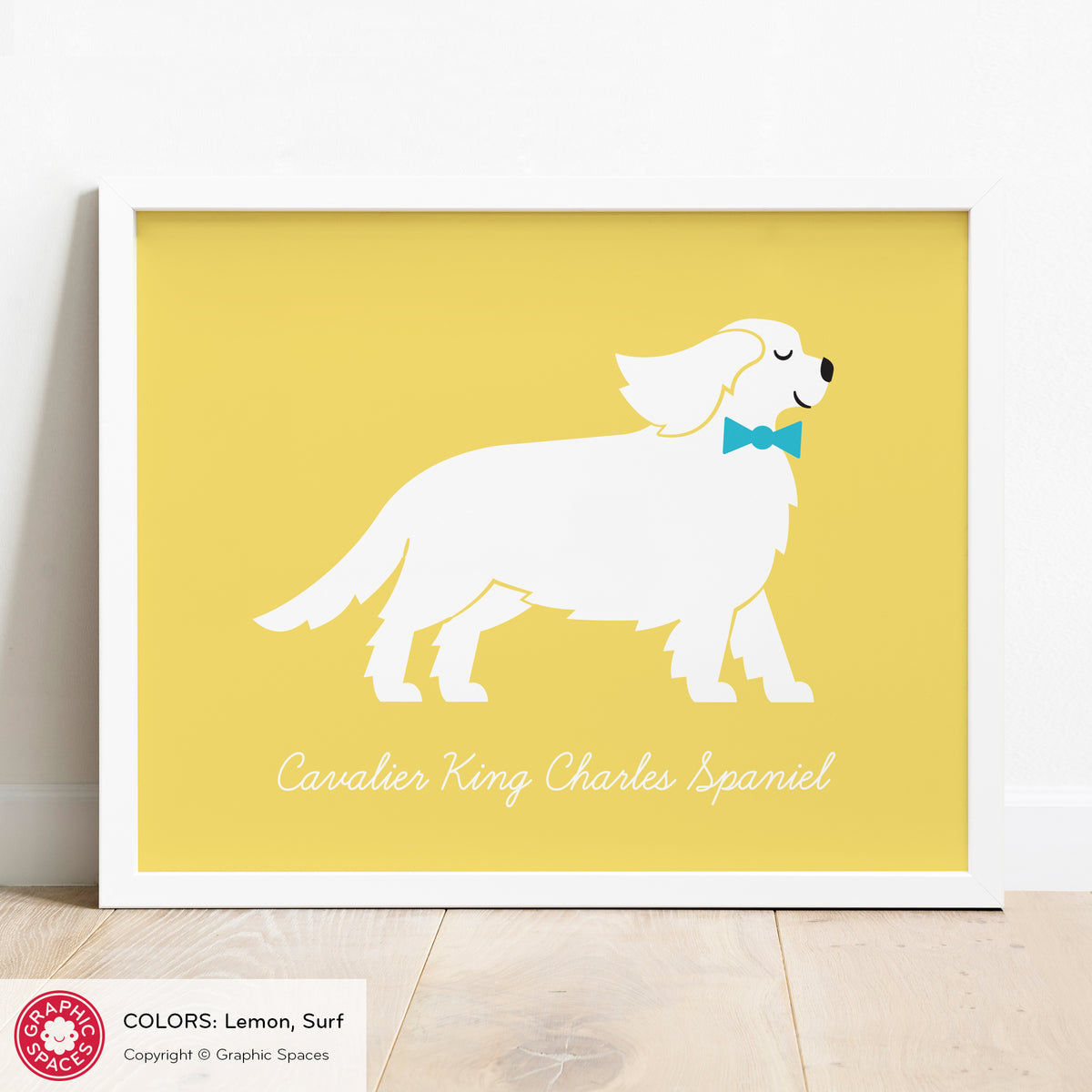 Cavalier King Charles Spaniel Dog Art Print