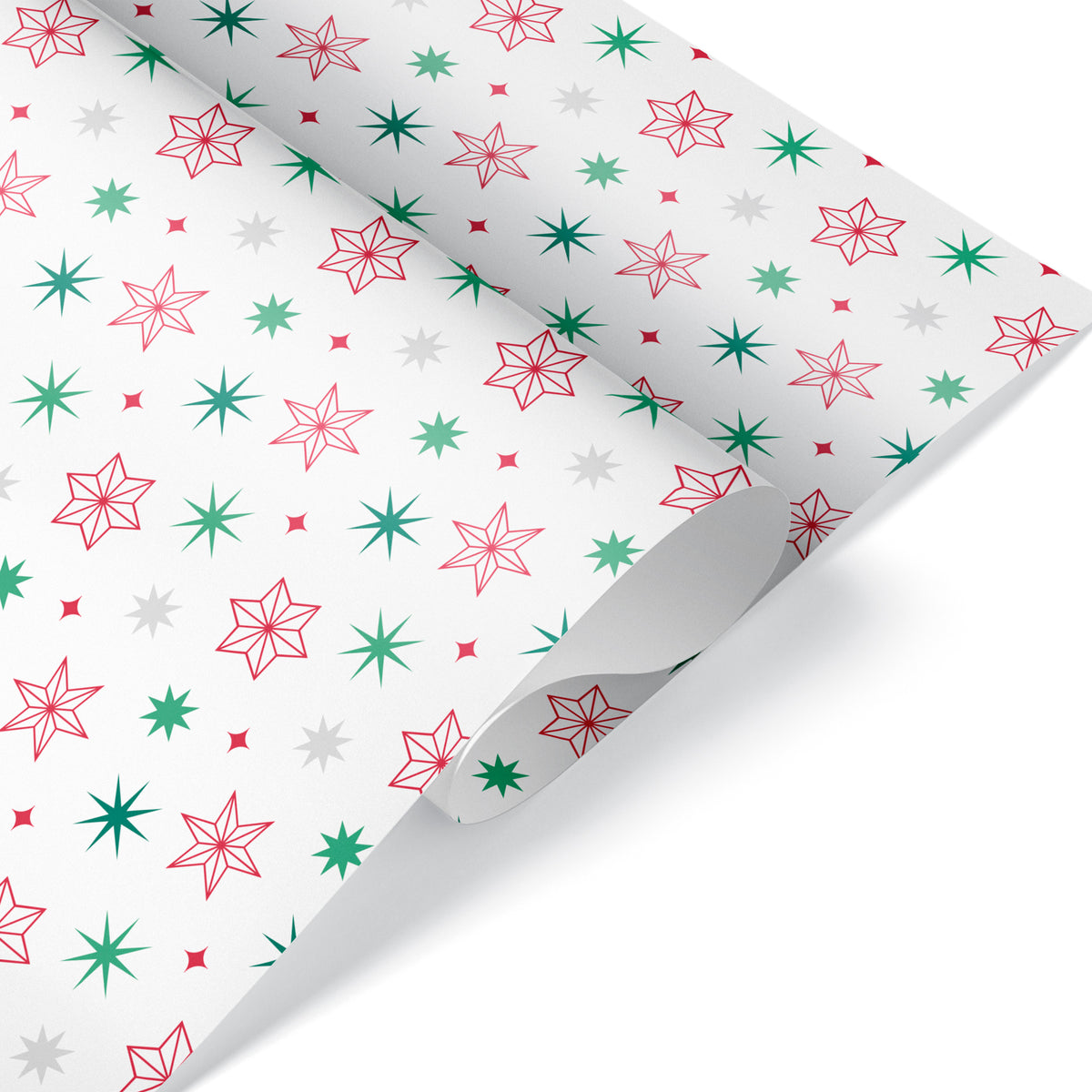 Set of 3 Assorted Christmas Wrapping Papers - TRADITIONAL