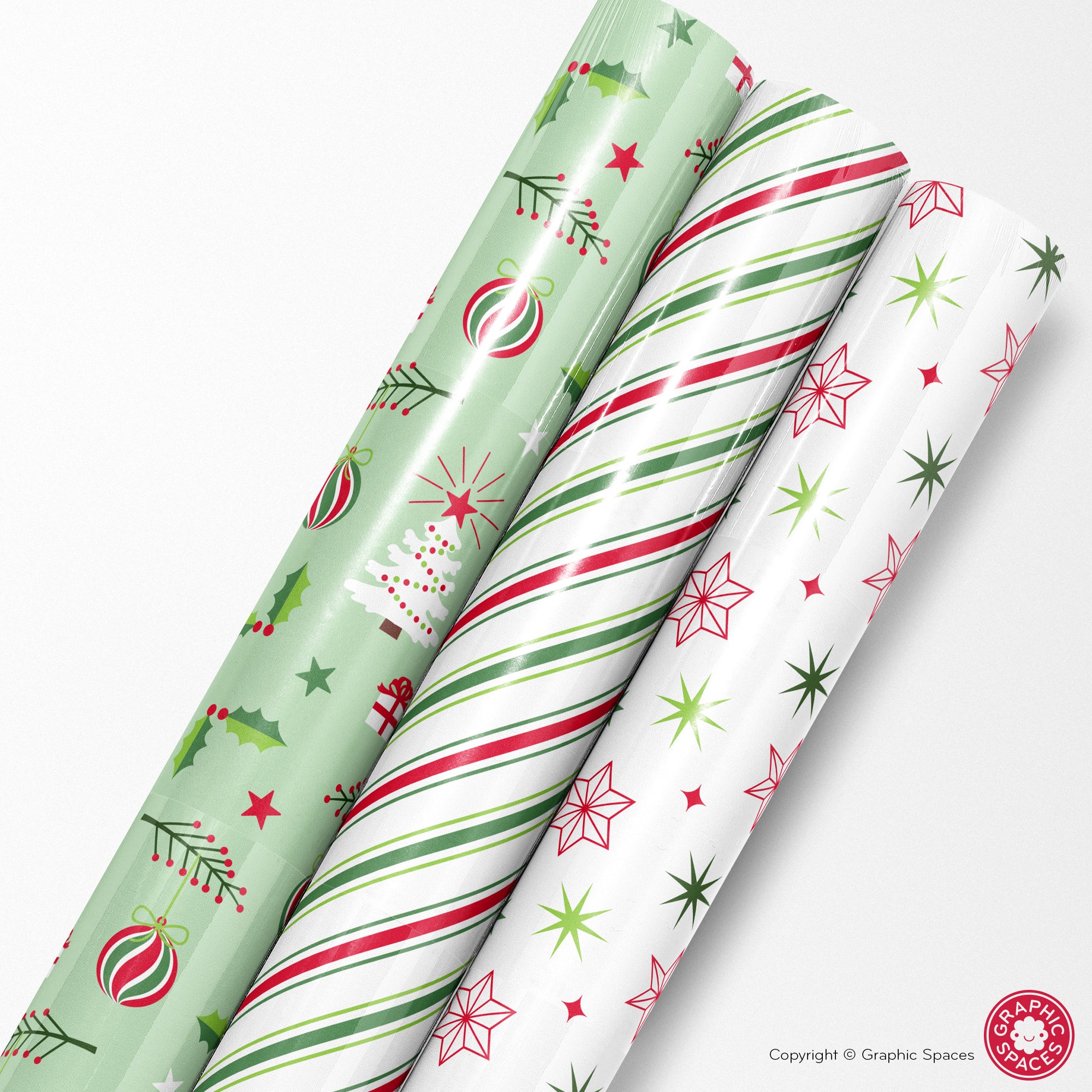 White Christmas Wrapping Paper