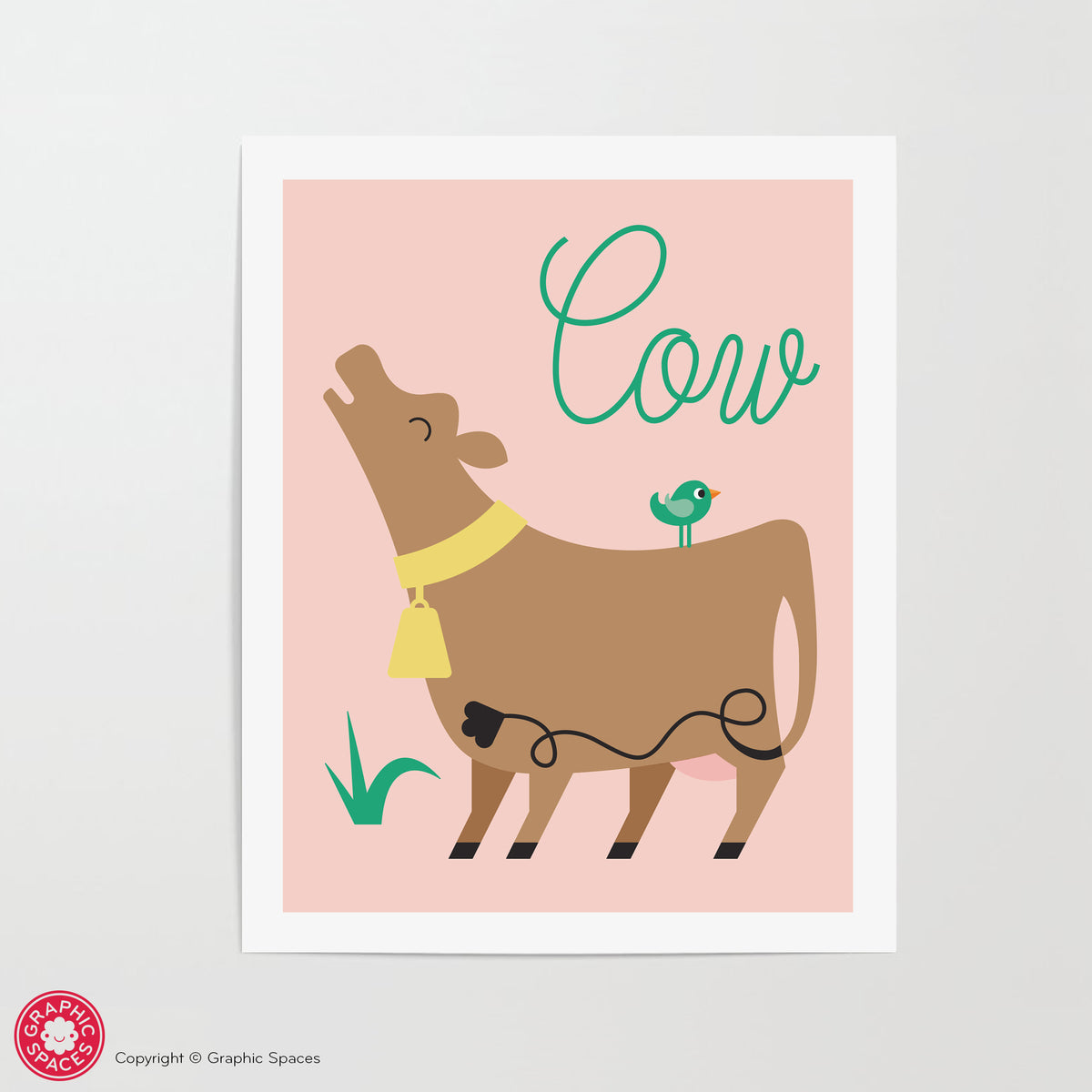 Cow Art Print