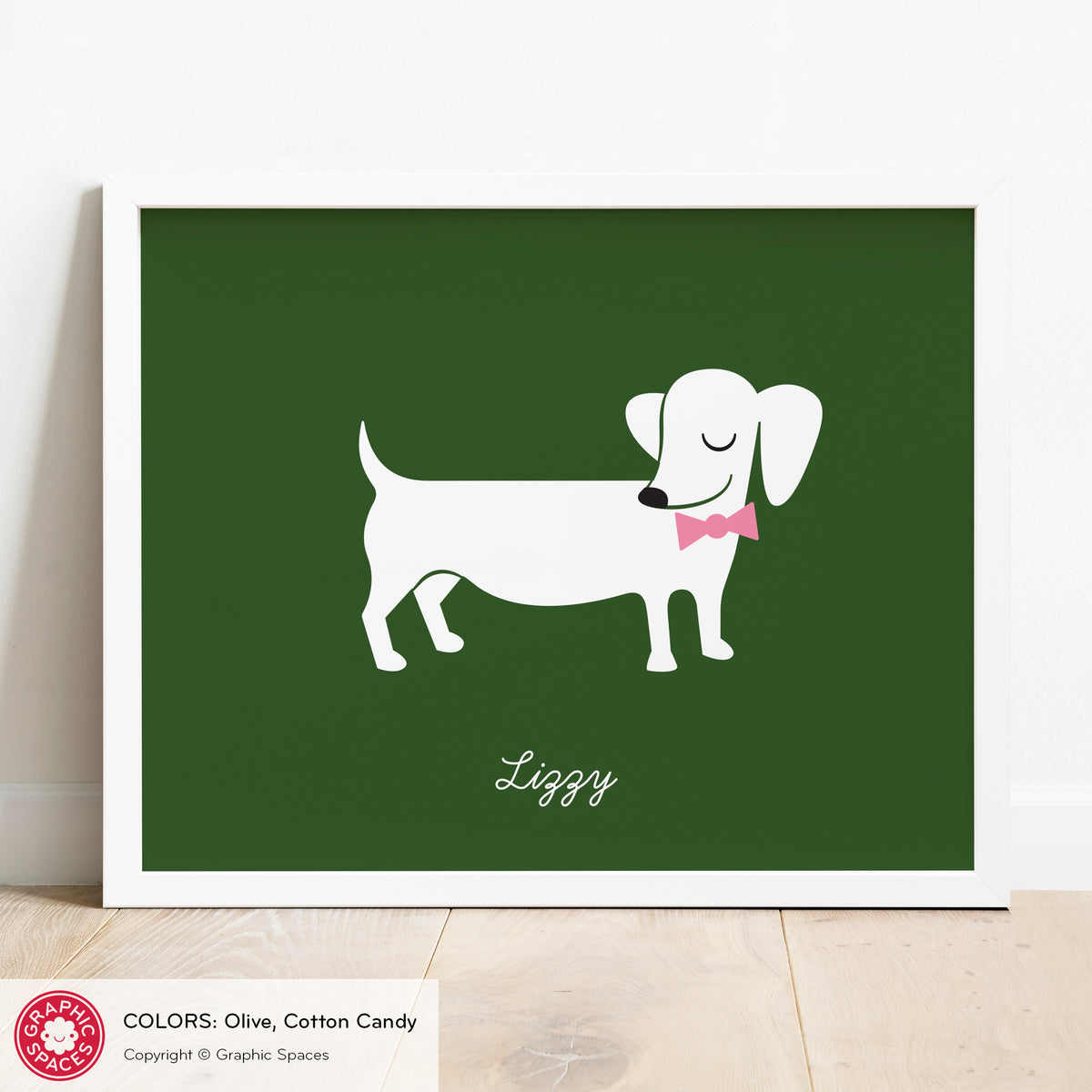 Dachshund Dog Art Print