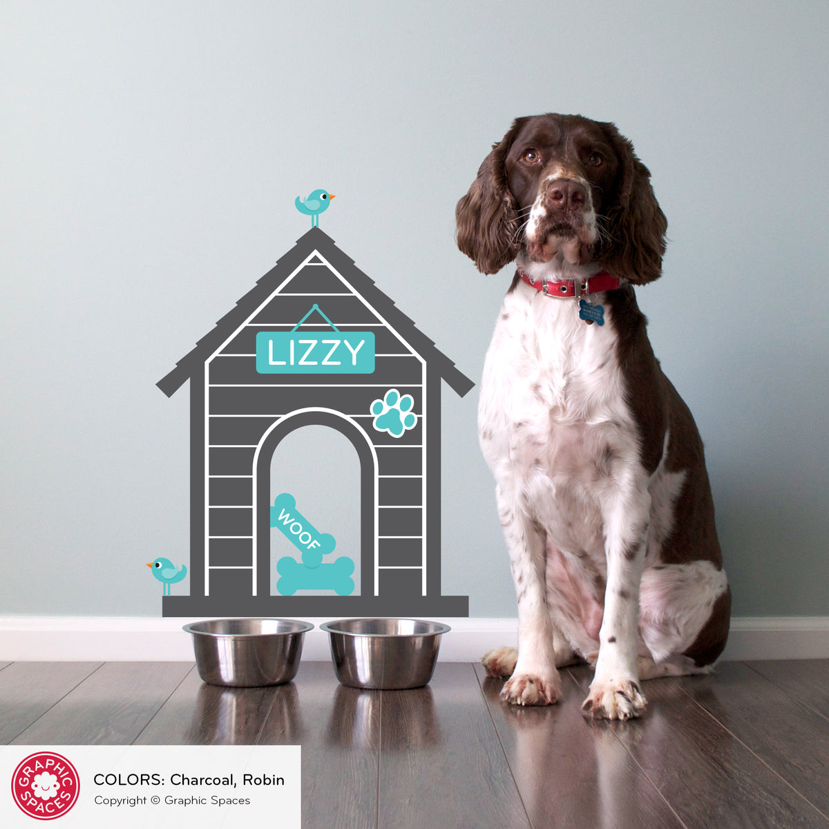 Dog House Peel-and-Stick Wall Decal