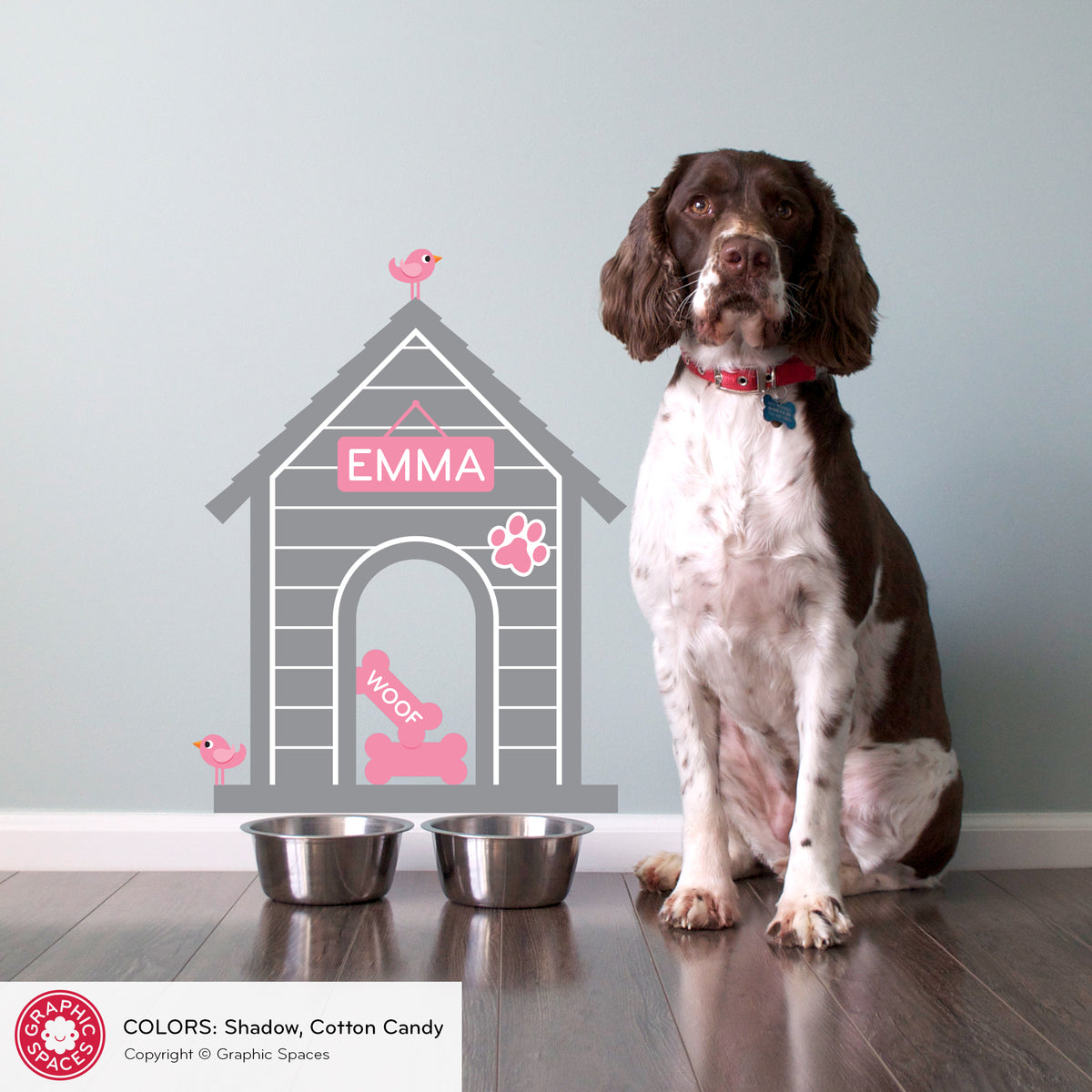 Dog House Peel-and-Stick Wall Decal