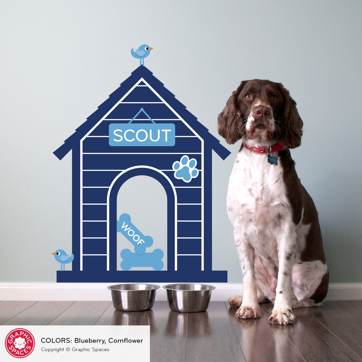 Dog House Peel-and-Stick Wall Decal