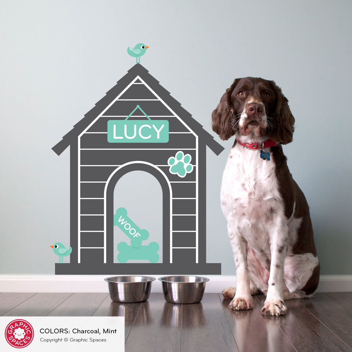 Dog House Peel-and-Stick Wall Decal