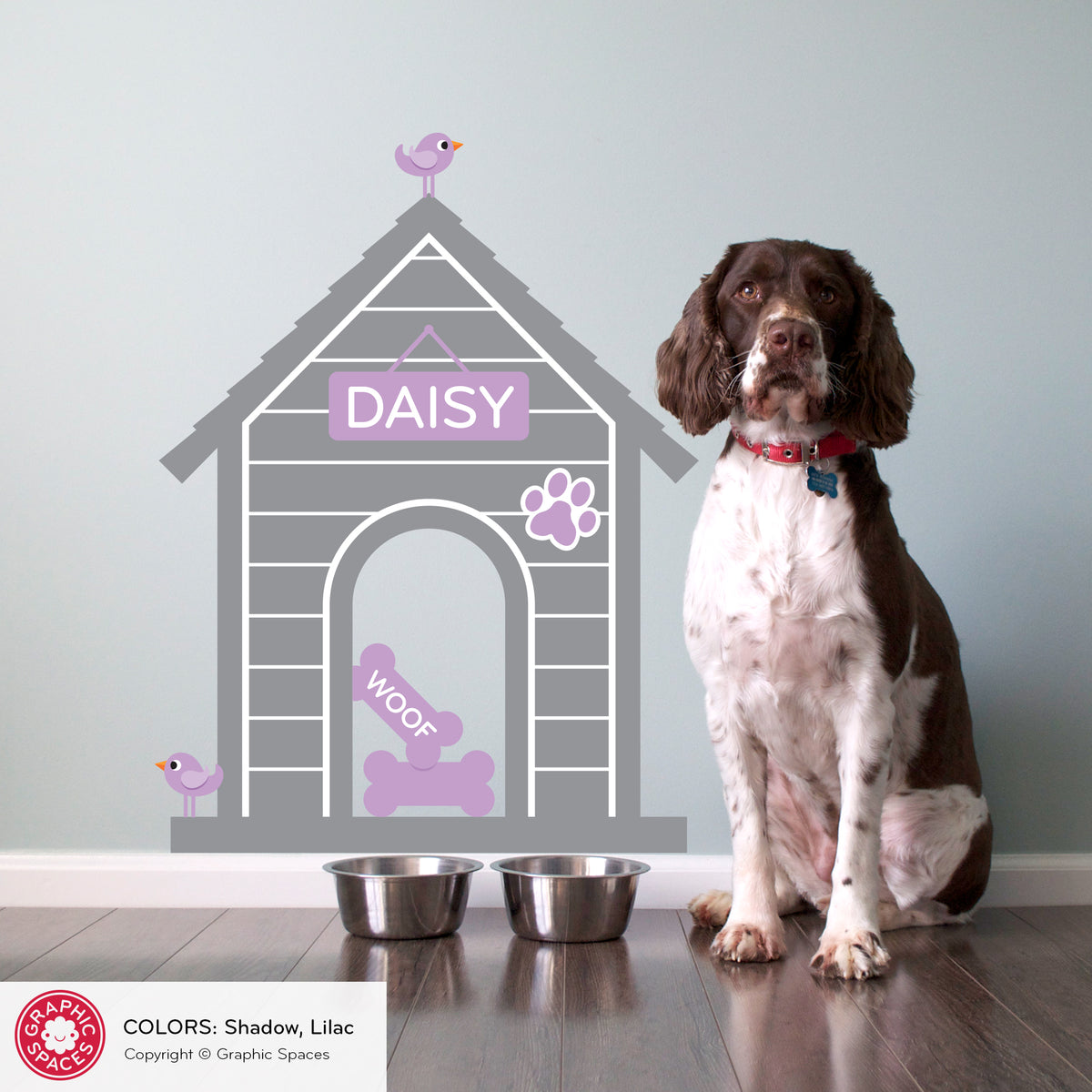 Dog House Peel-and-Stick Wall Decal