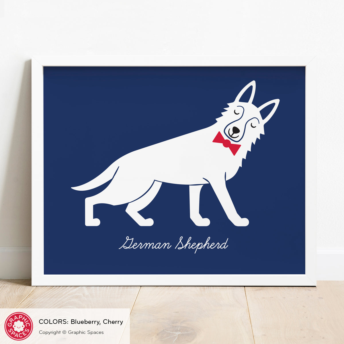 German Shepherd Dog Art Print