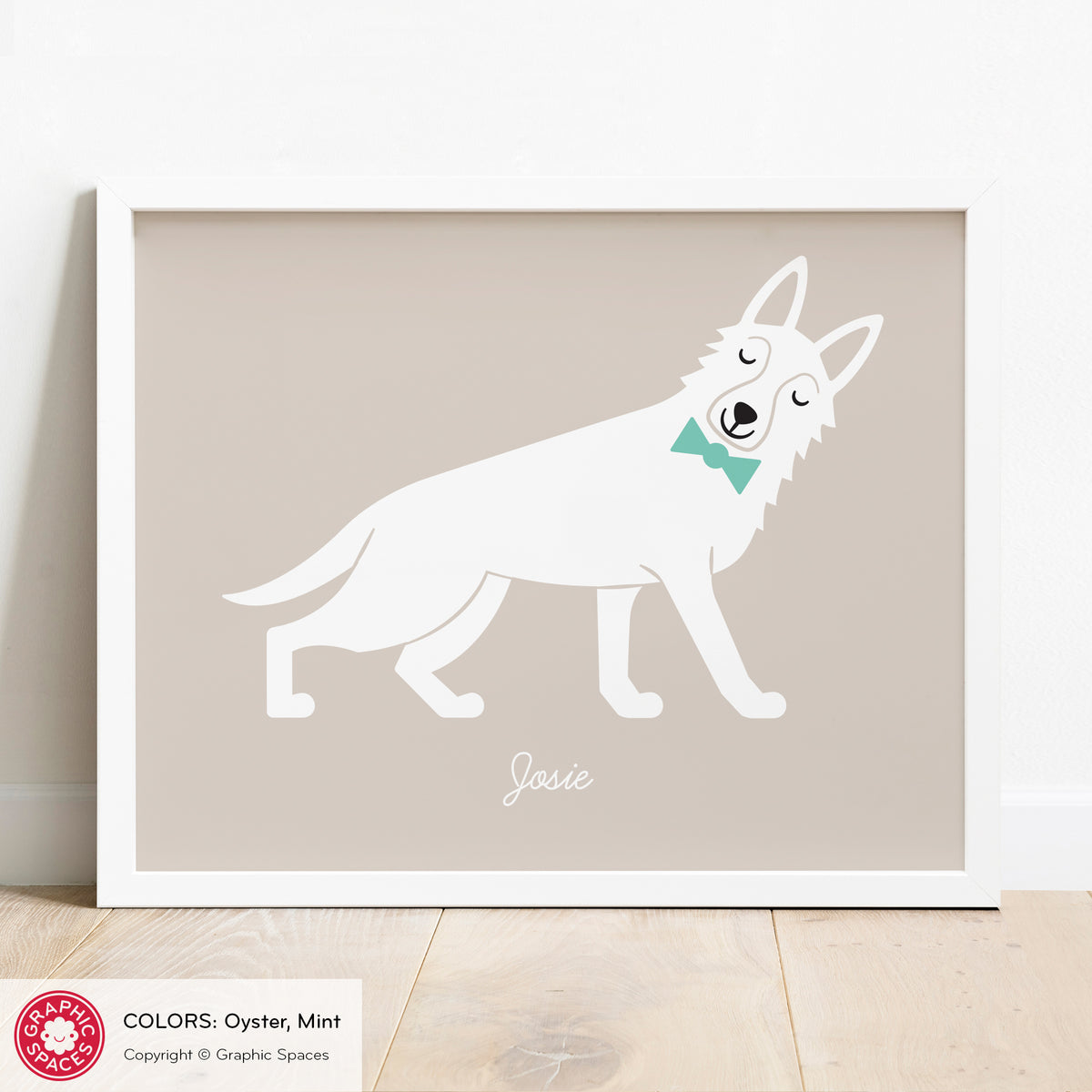 German Shepherd Dog Art Print