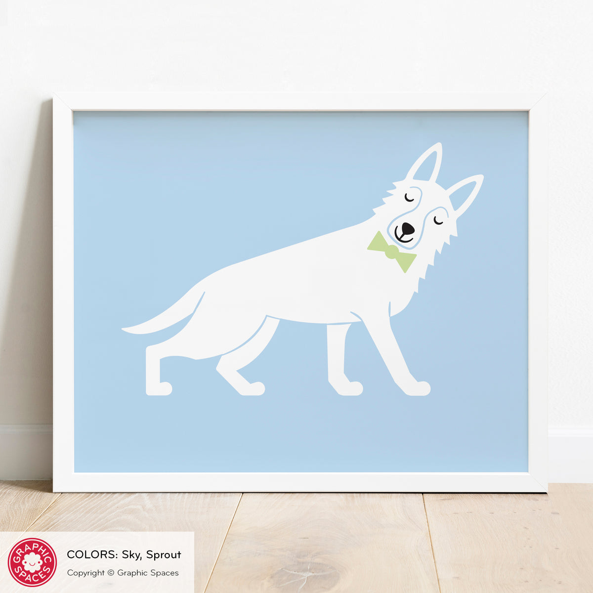 German Shepherd Dog Art Print