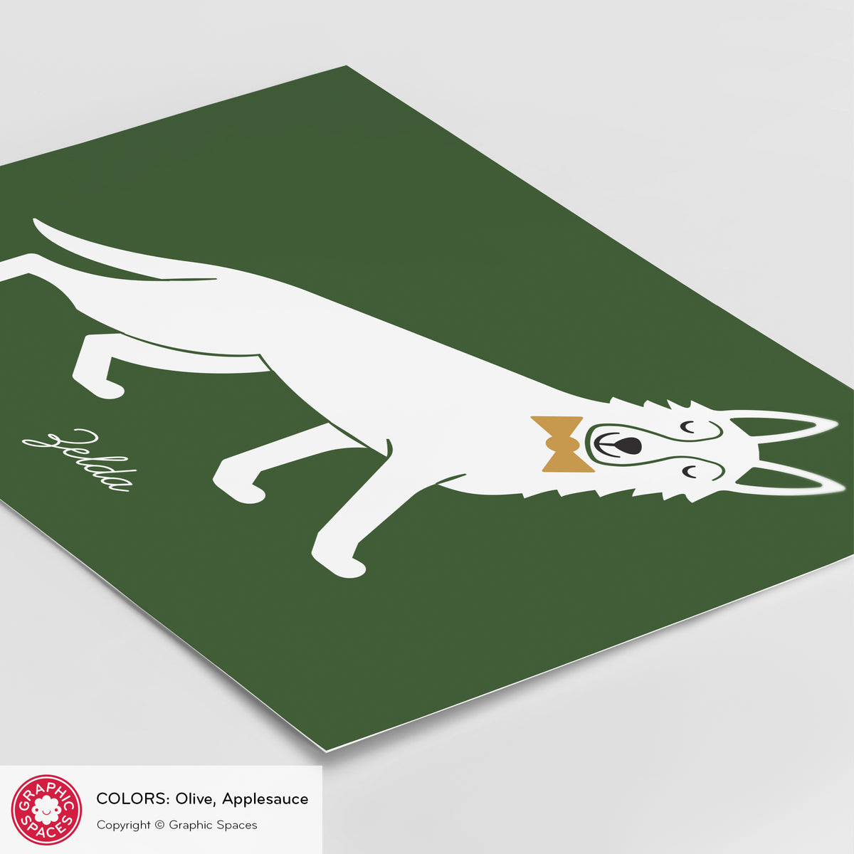 German Shepherd Dog Art Print