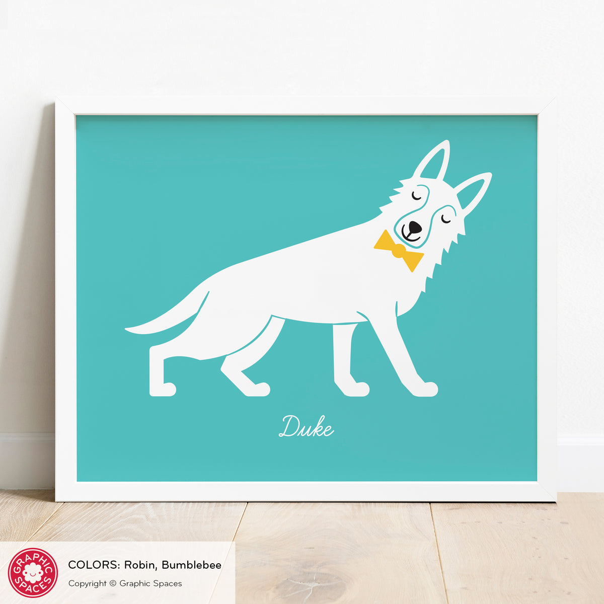 German Shepherd Dog Art Print