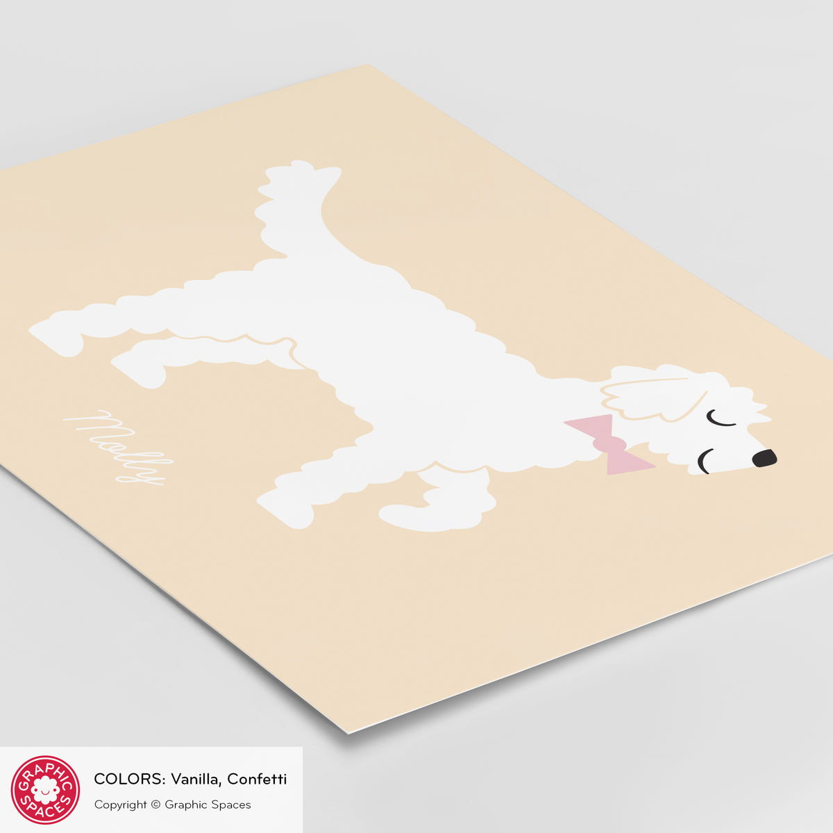 Goldendoodle Dog Art Print
