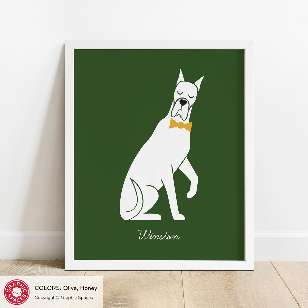Great Dane Dog Art Print