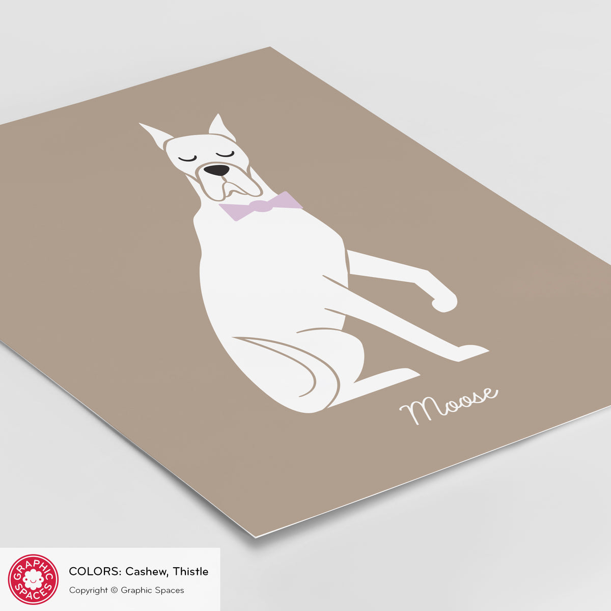 Great Dane Dog Art Print